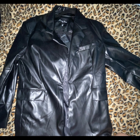 Emery Park pleather blazer. New, tags still on, size small. - Picture 2 of 2